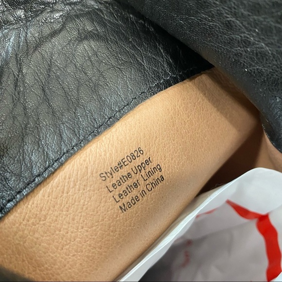 Madewell The Archive Black Leather Riding Equestrian Tall Boots Pull On Sz 5.5 - Picture 6 of 7